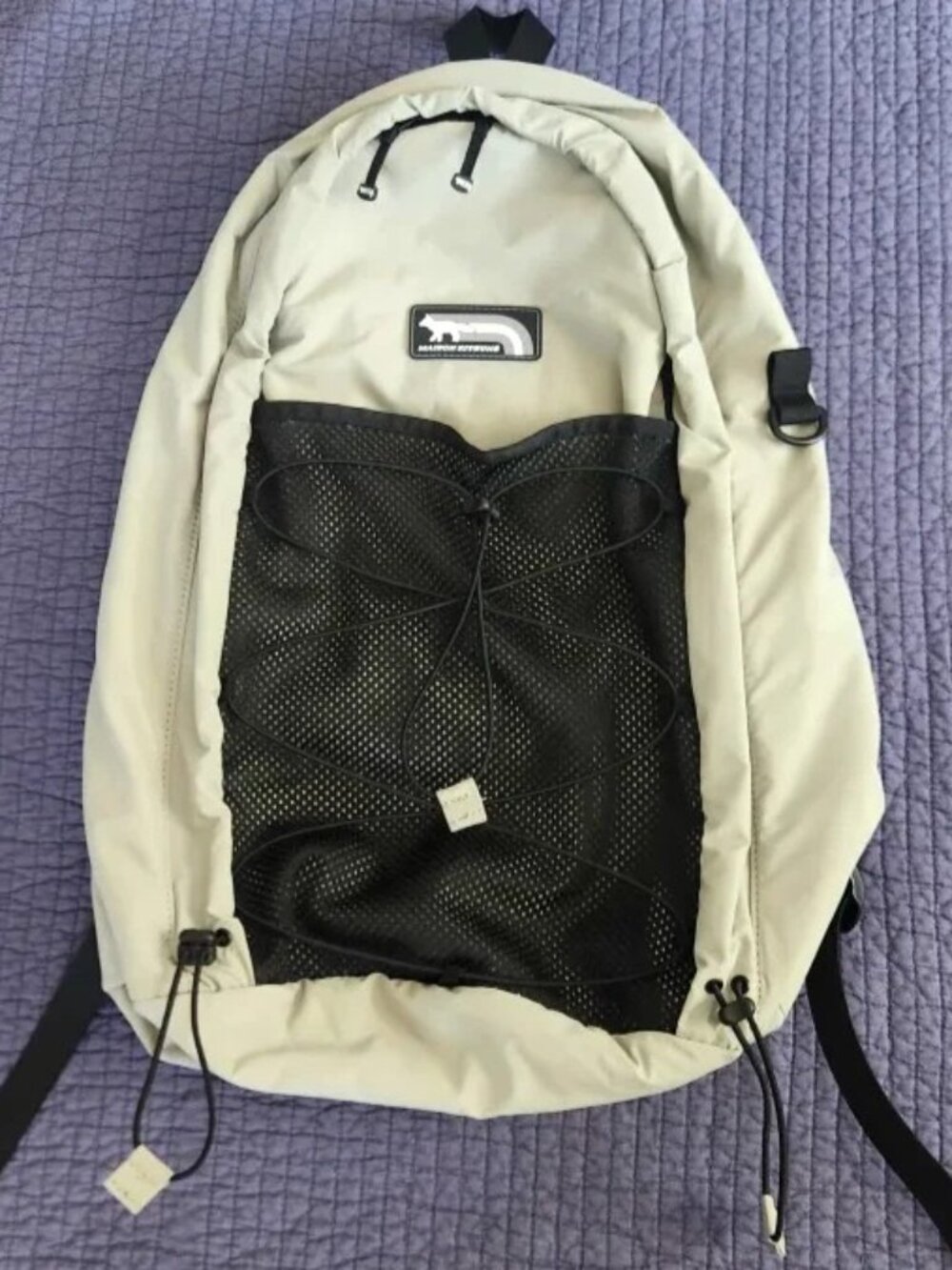 Maison Kitsuné Flash Fox Backpack - Green